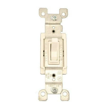 1453-i Ivory Non-grounding 15 Amp 3-way Toggle Light Switch
