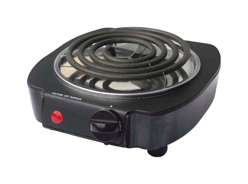 1 Burner Table Top Burner, Model Bc-93525, 1000 Watt, Black