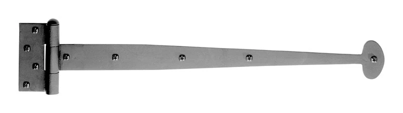 Acorn 15-5/8 in. L Black Strap Hinge 1 pk
