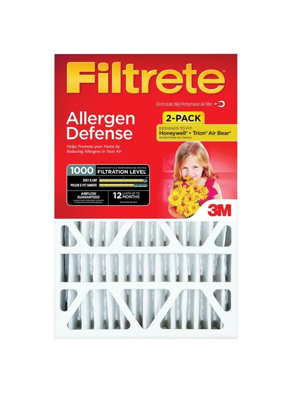 3m Filtrete 16 In. W X 25 In. H X 4 In. D Pleated Air Filter - 2 Pack