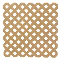 Diamond Privacy Lattice Panel 4' X 8' By Ufpi Plastic Lattice