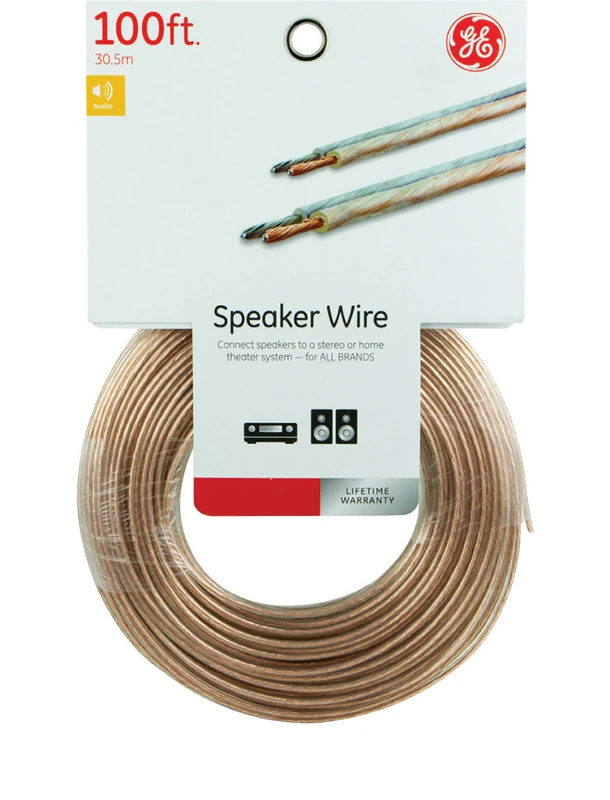 100 Ft. Standard Speaker Wire For Home Audio Systems - Model 33596