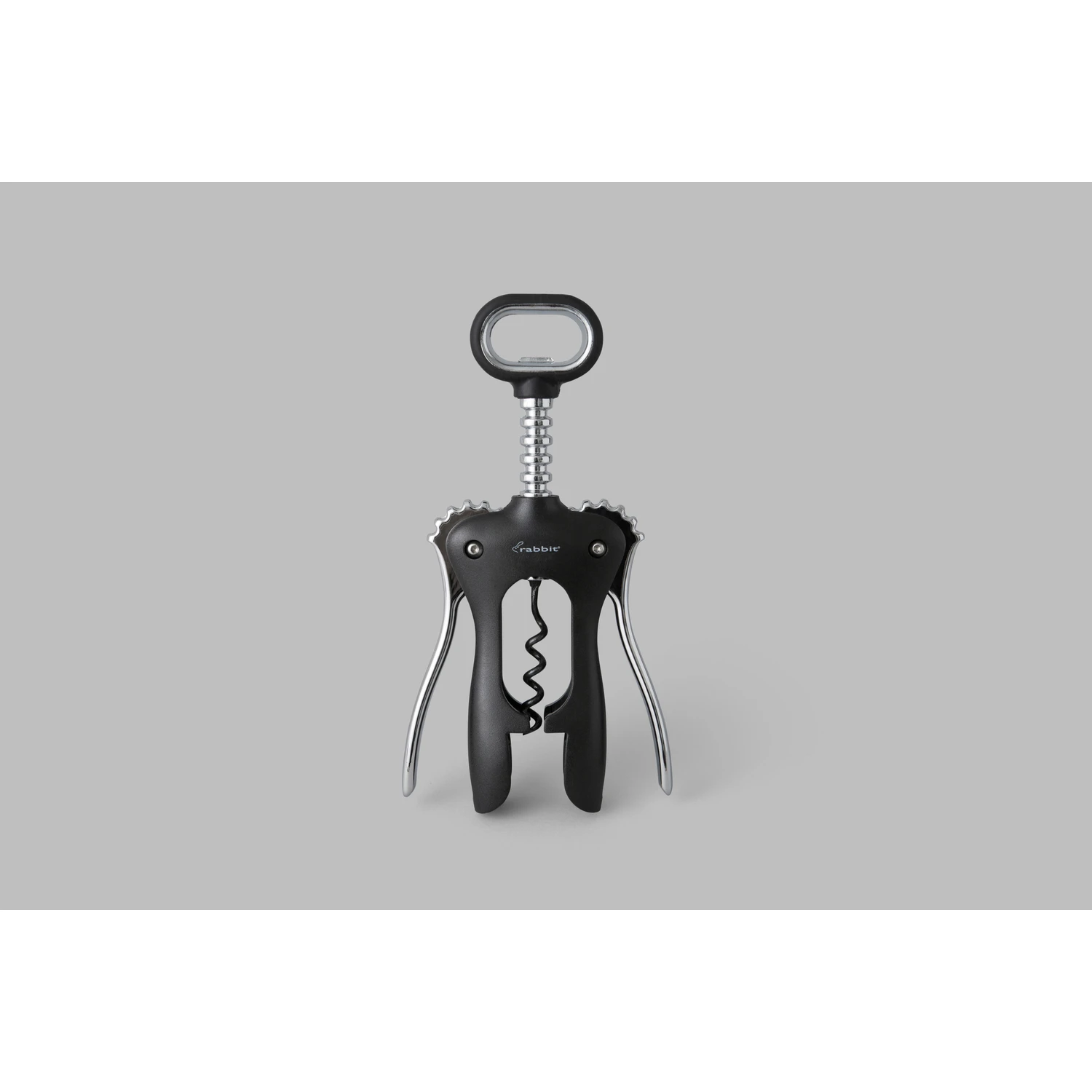 Black Stainless Steel Winged Cork Remover - Model W4041n