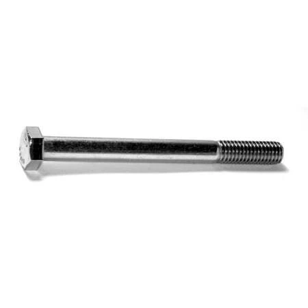 3/8-16 X 4 Inch Stainless Steel Coarse Thread Hex Cap Screws - 18-8 Grade