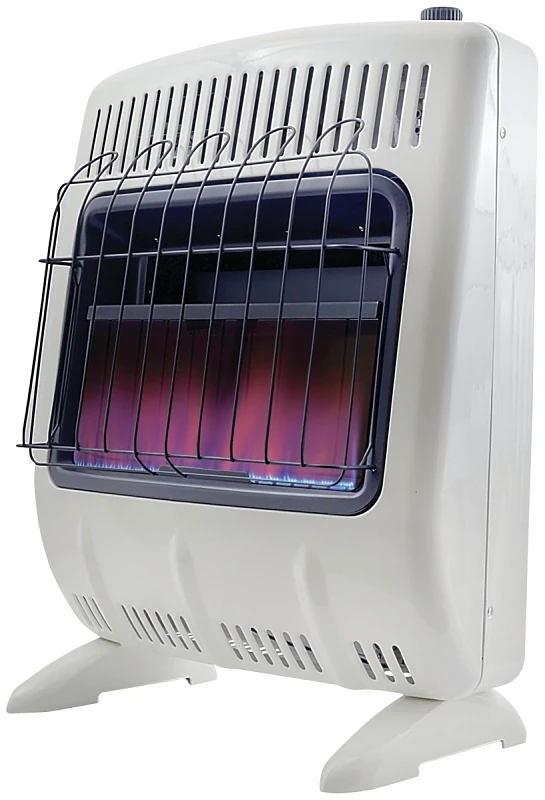 20,000 Btu Natural Gas Vent-free Blue Flame Heater With Thermostat And Mounting Brackets