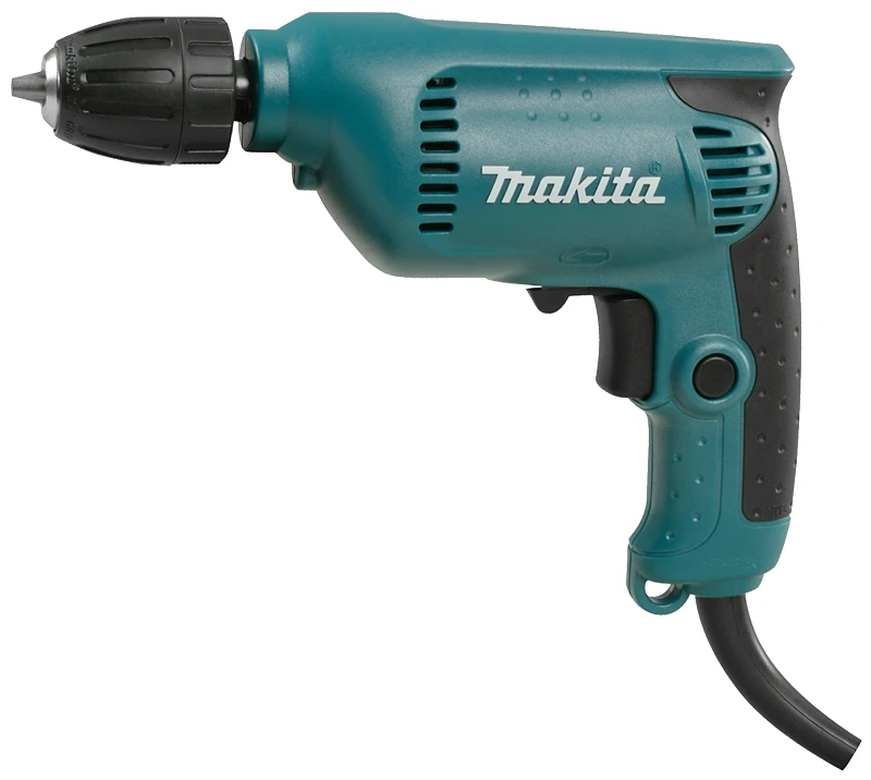 3/8 Inch Electric Drill With Keyless Chuck And Carrying Case