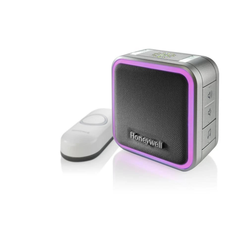 Series 5 Wireless Portable Doorbell With Halo Light And Push Button