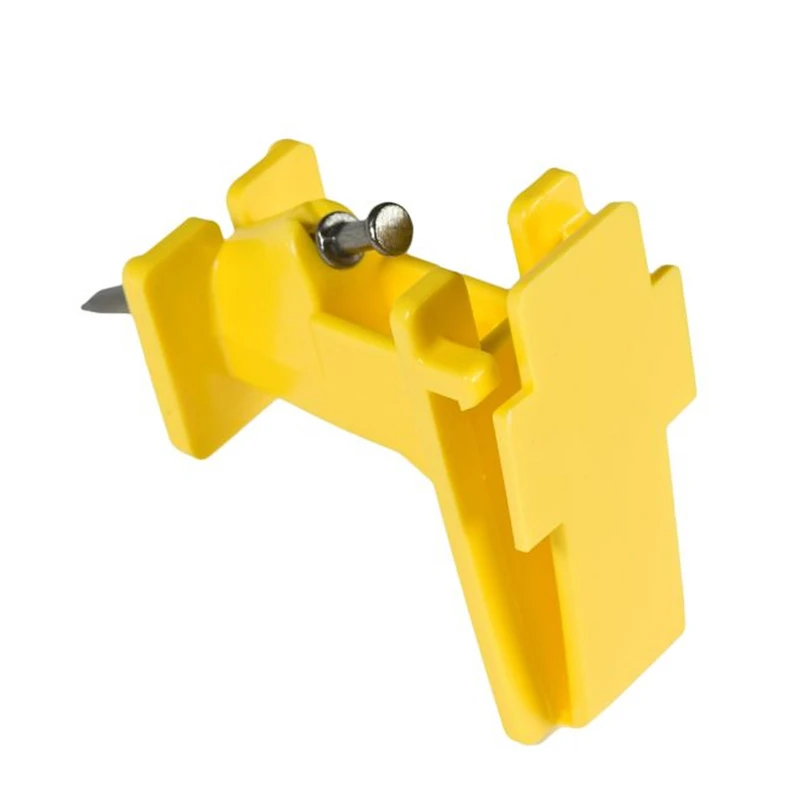 Polytape Wood Post Insulator Yellow Model Iwtny-z For Fencing
