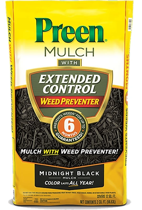 Black Mulch 2 Cubic Feet For Ornamental Plantings