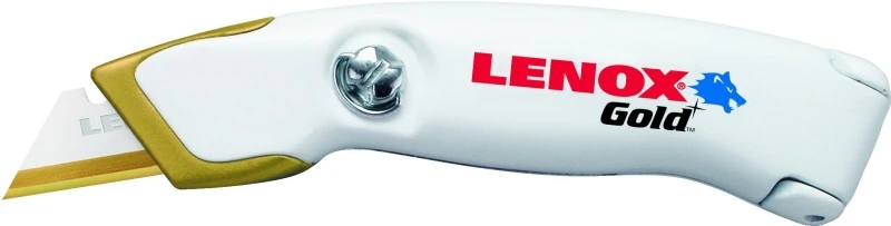 3-blade Utility Knife With Quick Blade Release And Titanium-coated Nose