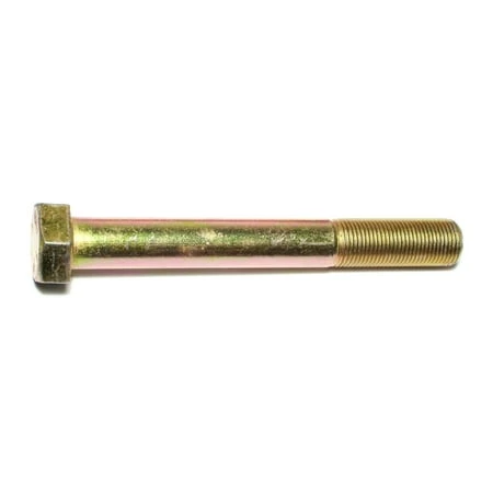 3/4-16 X 6 Yellow Zinc Grade 8 Fine Thread Hex Cap Screws