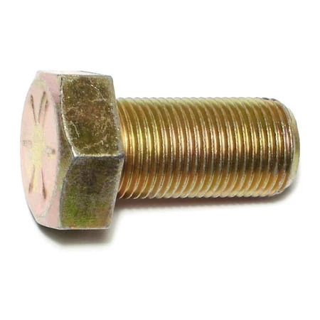 3/4-16 X 1-1/2 Yellow Zinc Grade 8 Fine Thread Hex Cap Screws