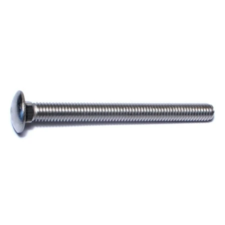 3/8-16 X 4 Inch Stainless Steel Coarse Thread Carriage Bolts - 18-8 Grade