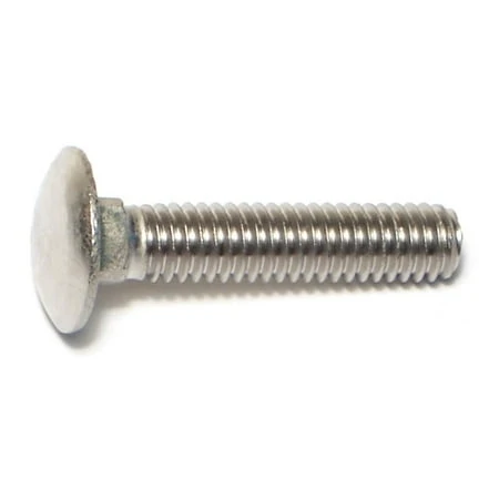 5/16-18 X 1-1/2 Inch Stainless Steel Coarse Thread Carriage Bolts - 18-8 Grade