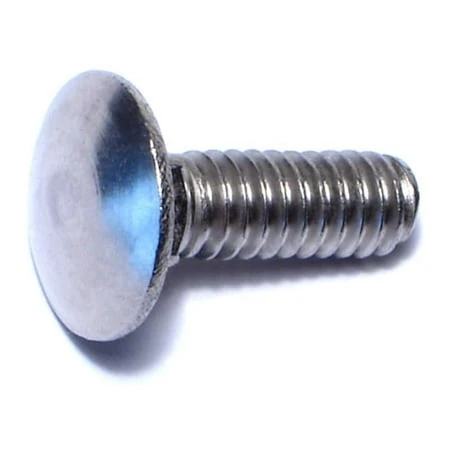 1/4-20 X 3/4 Inch Stainless Steel Coarse Thread Carriage Bolts - 18-8 Grade