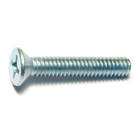 1/4-20 X 1-1/2 Zinc Plated Steel Phillips Flat Head Machine Screws