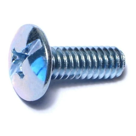 1/4-20 X 3/4 Zinc Plated Steel Combo Truss Head Machine Screws Msts-215