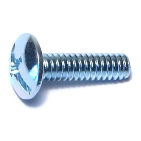 10-24 X 3/4 Zinc Plated Steel Combo Truss Head Machine Screws - Msts-182