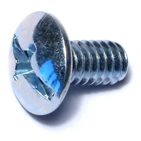 1/4-20 X 1/2 Zinc Plated Steel Combo Truss Head Machine Screws Msts-212
