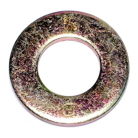 9/16 X 19/32 X 1-3/16 Zinc Plated Grade 8 Steel Sae Flat Washers