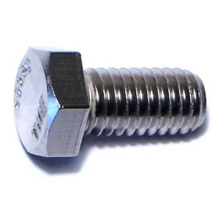 3/8-16 X 3/4 Inch Stainless Steel Coarse Thread Hex Cap Screws - 18-8 Grade