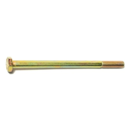 1/4-28 X 4 Yellow Zinc Grade 8 Fine Thread Hex Cap Screws