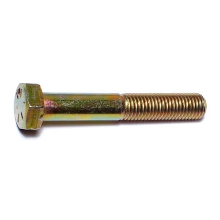 5/16-24 X 2 Yellow Zinc Grade 8 Fine Thread Hex Cap Screws