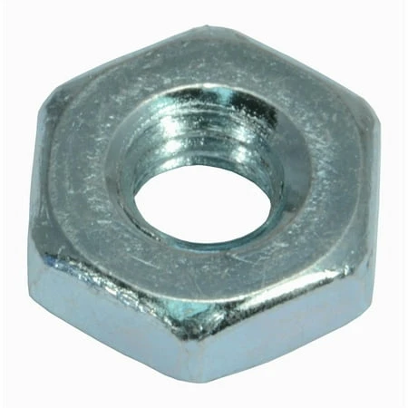 #12-24 Zinc Plated Grade 2 Steel Coarse Hex Nuts - Durable Fasteners For Various Applications