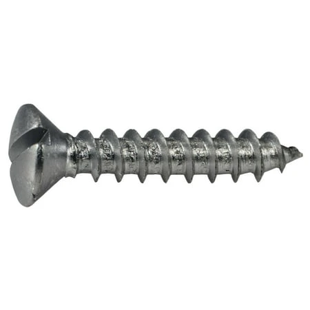 Midwest Fastener 10 X 1 In. Aluminum Slotted Oval Head Sheet Metal Screws