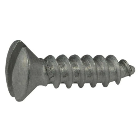 Midwest Fastener 6 X 1/2 In. Aluminum Slotted Oval Head Sheet Metal Screws