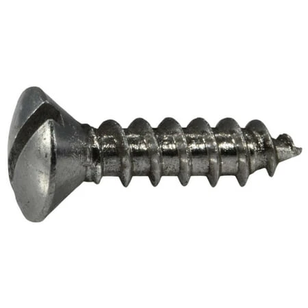 Midwest Fastener 10 X 3/4 In. Aluminum Slotted Oval Head Sheet Metal Screws