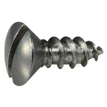 Midwest Fastener 8 X 1/2 In. Aluminum Slotted Oval Head Sheet Metal Screws