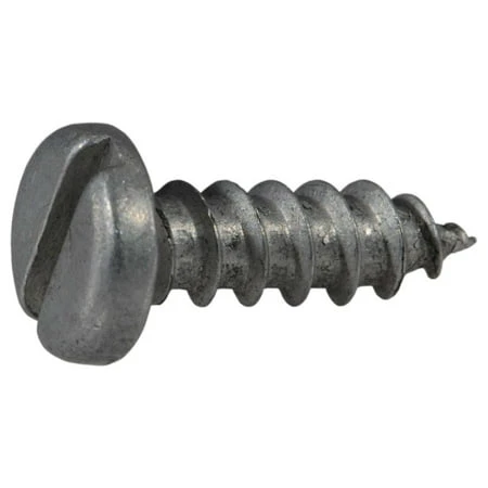 Midwest Fastener 8 X 1/2 In. Aluminum Slotted Pan Head Sheet Metal Screws