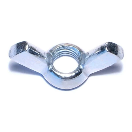 1/2-13 Zinc Plated Steel Cold Forged Wing Nuts - Coarse Thread, 1-15/16 Length