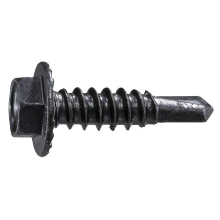 #10 x 3/4  Brown Hex Head Self-Drilling Screws (100 pcs.)