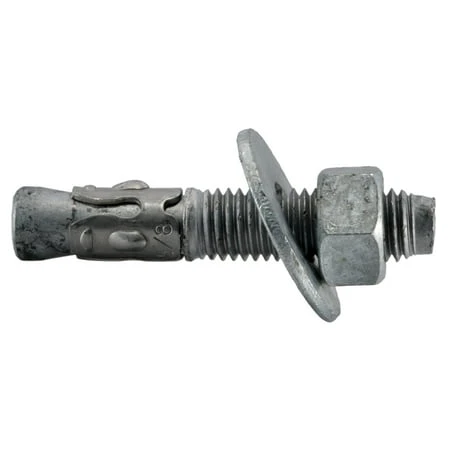 5/8  x 3-1/2  Hot Dip Galvanized Steel Wedge Anchor Bolts (10 pcs.)