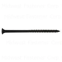 #10 X 4 Black Phosphate Coarse Thread Phillips Bugle Head Drywall Screws