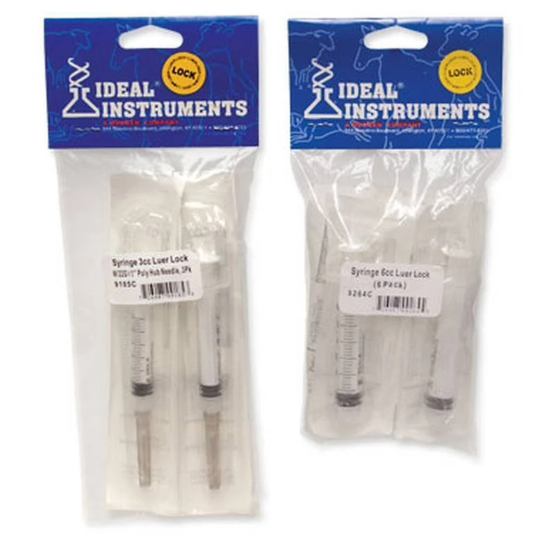 60cc Disposable Luer Slip Syringe Pack - 2 Pieces