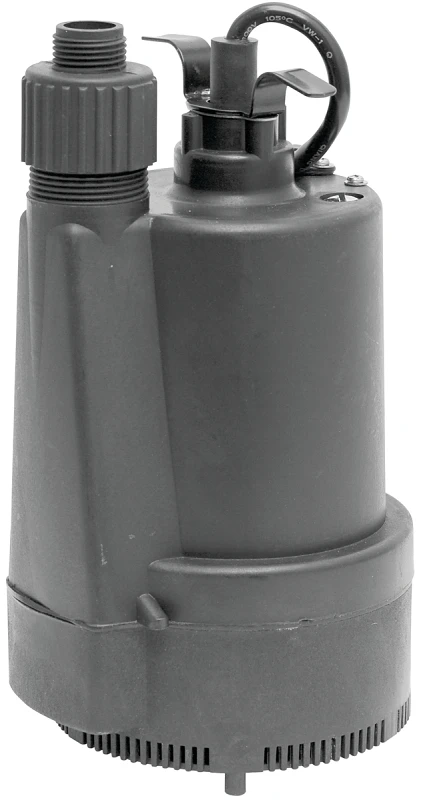 1/3 Hp Submersible Utility Pump Model 91330 With Garden Hose Adapter