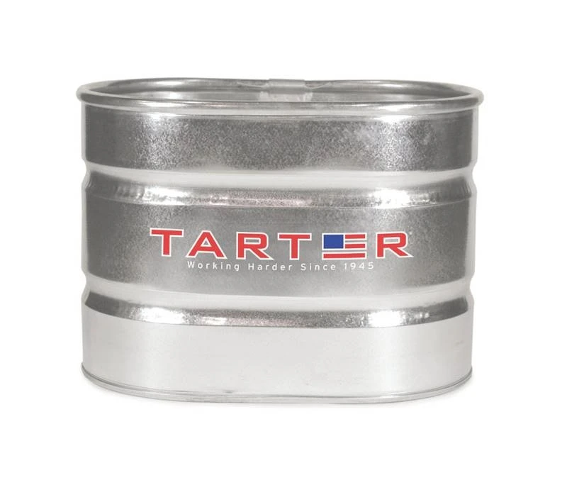 71-gallon Galvanized Steel Stock Tank - Durable Oval Design For Livestock And Gardens