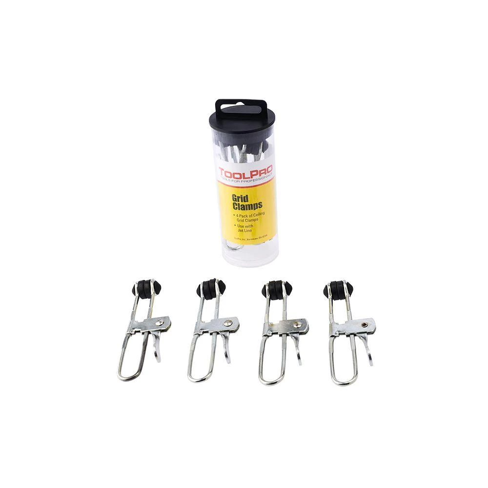 Tp05044 4 In. Lever Action Grid Leveling Clamps 4pk - Spring Steel