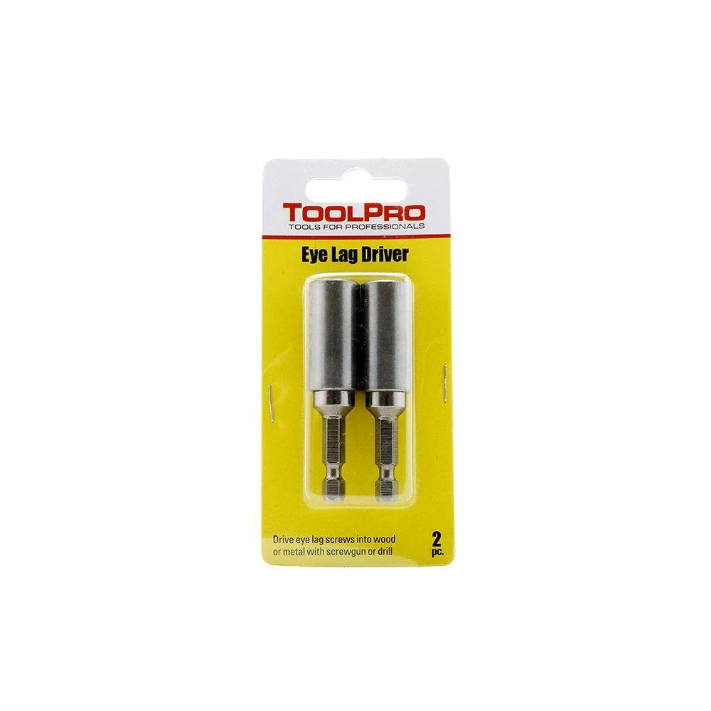 Acoustical Lag Driver 2-piece Set For Eye Lag Screws And Self-tapping Screws