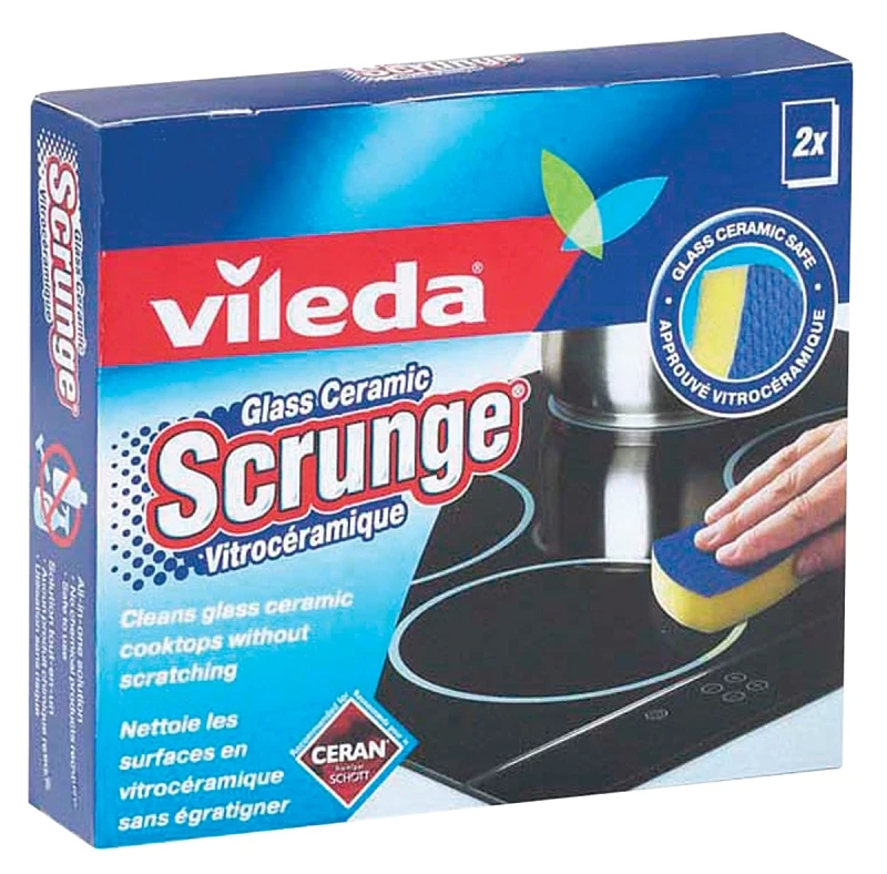 Scrunge Glass Ceramic Scrub Sponge 122230 For Streak-free Cleaning