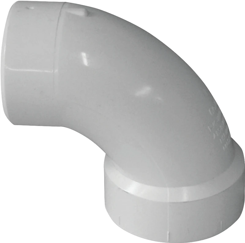 192453l 3 Inch Pvc 90 Degree Street Elbow Pipe Fitting - White