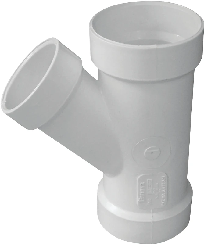 4x4x3 Inch Dwv Reducing Pvc Wye Pipe - Schedule 40