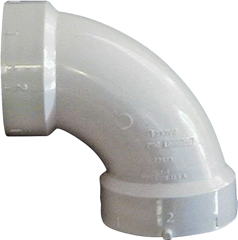 3 Inch Pvc 90 Degree Sanitary Dwv Elbow Pipe Fitting