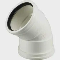 45 Degree Elbow Pvc Fitting, 6 Inch, Schedule 40, Model 43506