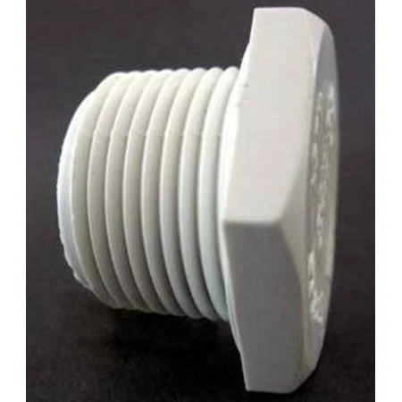 035624 1 Inch Pvc Schedule 40 Pipe Plug, Mpt Connection, 150 Psi