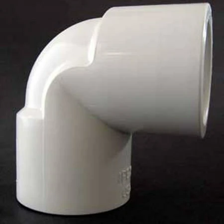 035509 90 Degree Pipe Elbow, 1-1/4 Inch, Socket X Fpt, Schedule 40, Pvc