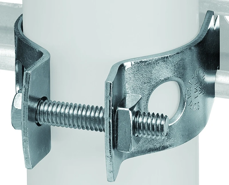 2-1/2 Inch Universal Steel Electrical/galvanized Clamp With Locking Bolt